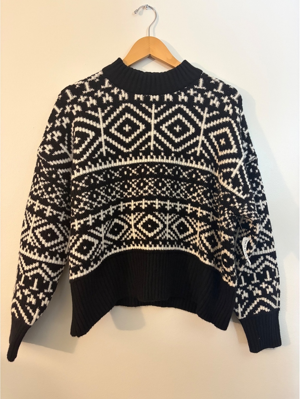 NWT Old Navy SoSoft Mock-Neck Fair Isle Sweater